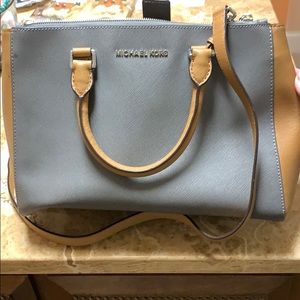 Michael Kors Sutton Leather Medium Satchel